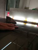 通辽冰雹车凹陷修复特写对比