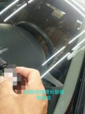 奥迪A6风挡玻璃长裂痕修复前后对比图